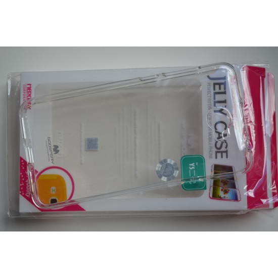 Huawei Y5II (Y5-2) dėklas Mercury Jelly Case, clear