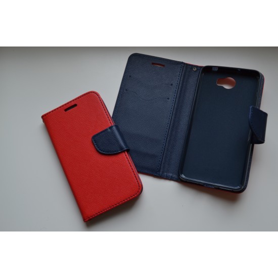 Huawei Y5II (Y5-2) dėklas knygutė Fancy, red