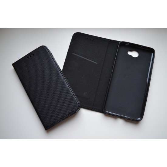 Huawei Y5II (Y5-2) dėklas knygutė, juodas