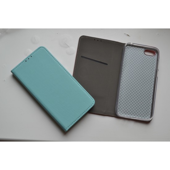 Huawei Y5 2018 / Honor 7S dėklas knygutė Magnet Book, mėtinis