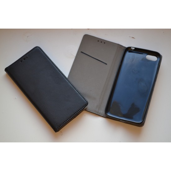 Huawei Y5 2018 / Honor 7S dėklas knygutė Magnet Book, black