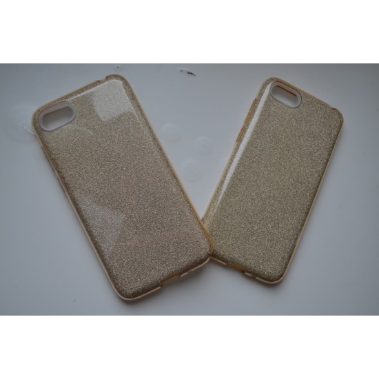 Huawei Y5 2018 / Honor 7S silikoninis dėklas Bling, gold