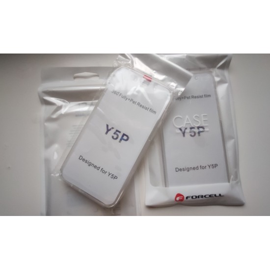 Huawei Y5p dėklas 360, bespalvis