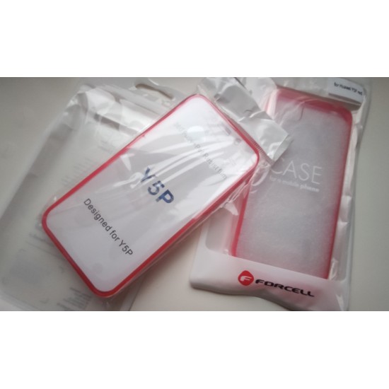 Huawei Y5p dėklas 360, raudonas