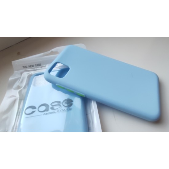 Huawei Y5p dėklas Crazy Colors, melsvas