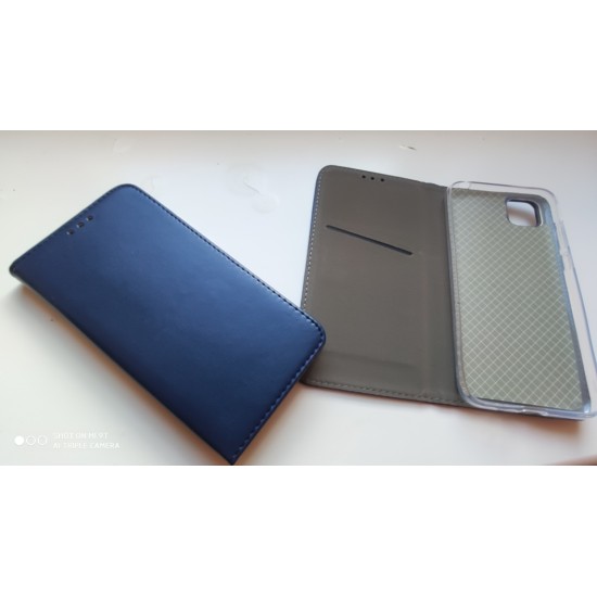 Huawei Y5p dėklas knygutė Magnetic, mėlynas
