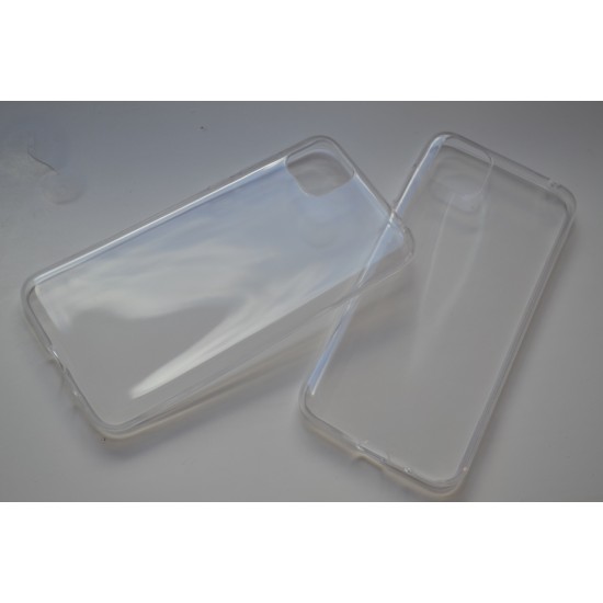 Huawei Y5p silikoninis dėklas, skaidrus bespalvis