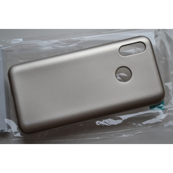 Huawei Y6 2019 / Honor 8A dėklas nugarėlė Mercury i-Jelly Case, gold