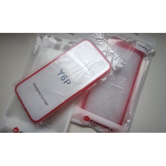 Huawei Y6p dėklas 360, raudonas