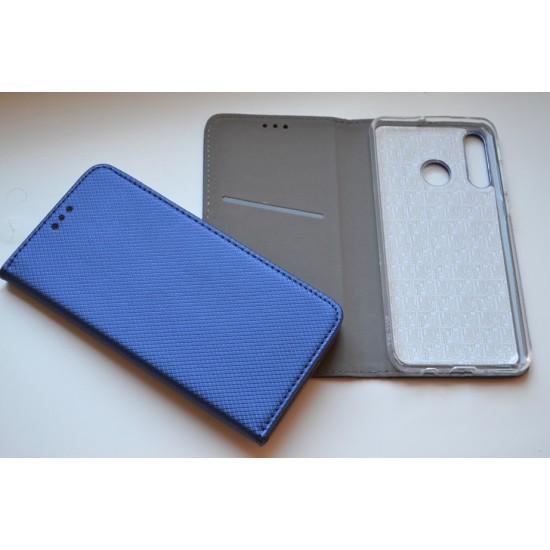 Huawei Y6p dėklas knygutė Magnet book, mėlynas