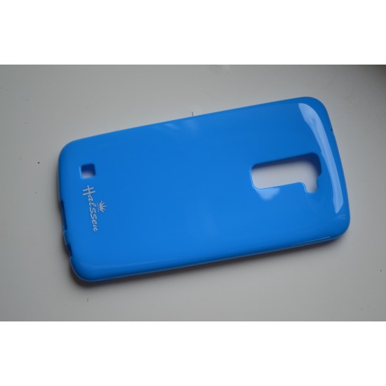 LG K10 (K420N) silikoninis dėklas, mėlynas