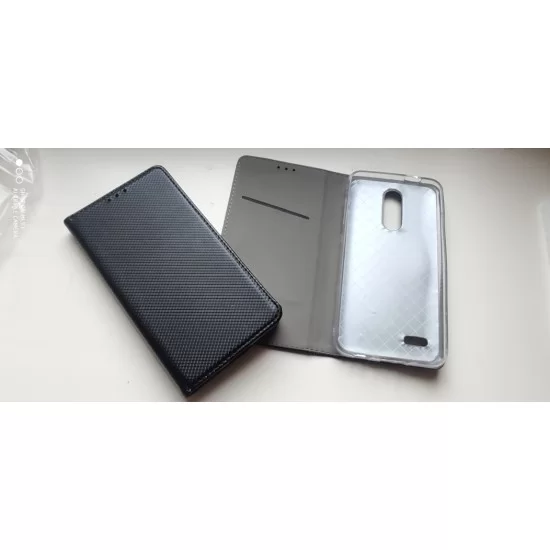 LG K11 dėklas knygutė Magnet Book, juodas LG K11 dėklas knygutė Magnet Book, juodas