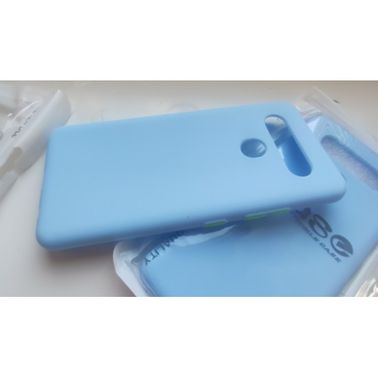 LG K51S dėklas Crazy Colors, melsvas