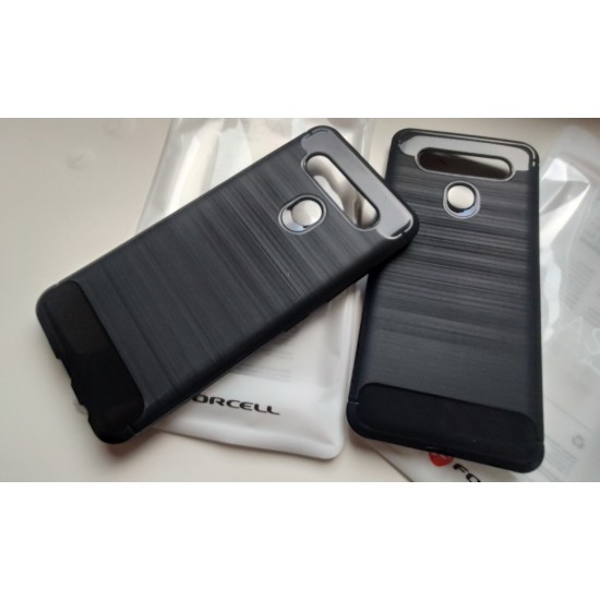 LG K51S silikoninis dėklas Slim Armor, juodas