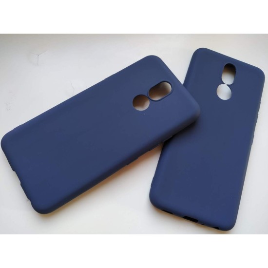 LG K40 silikoninis dėklas, matinis mėlynas