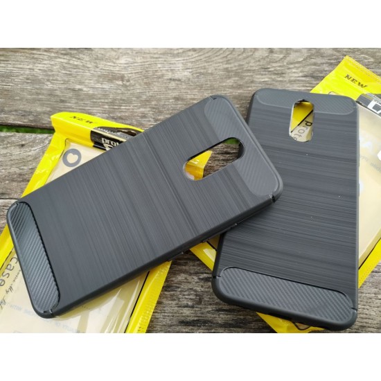 LG K40 silikoninis dėklas nugarėlė Carbon, juodas