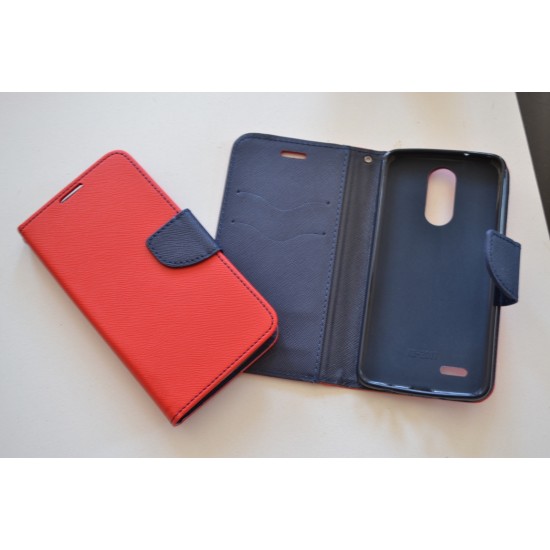 LG K9 / K8 (2018) dėklas knygutė Fancy, red