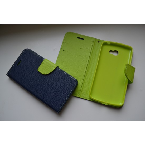LG K5 (X220) dėklas knygutė Fancy, navy