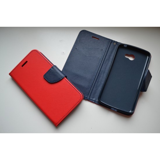 LG K5 (X220) dėklas knygutė Fancy, red