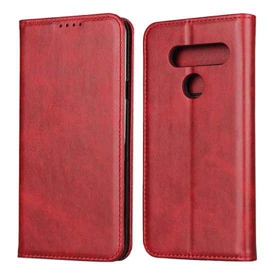LG K50 / Q60 dėklas knygutė, raudonas