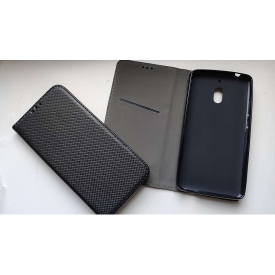Nokia 2.1 dėklas knygutė Magnet Book, juodas