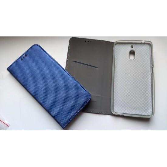 Nokia 2.1 dėklas knygutė Magnet Book, mėlynas