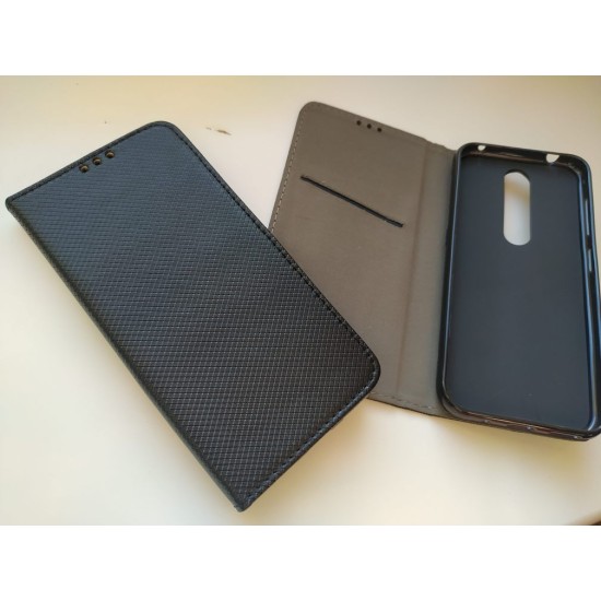 Nokia 4.2 atverčiamas dėklas knygutė MagnetBook, black