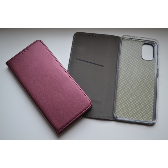 Nokia G11 / G21 dėklas knygutė Magnetic, bordo