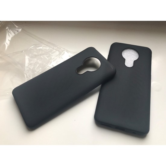Nokia 5.3 dėklas nugarlė, silikoninis juodas
