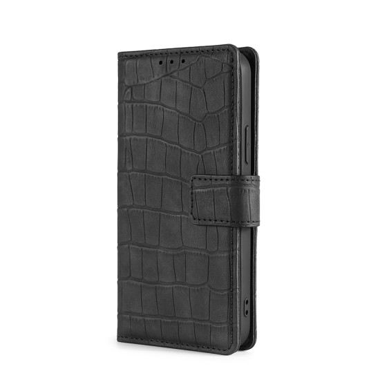 Nokia 7.1 dėklas knygutė, juodas