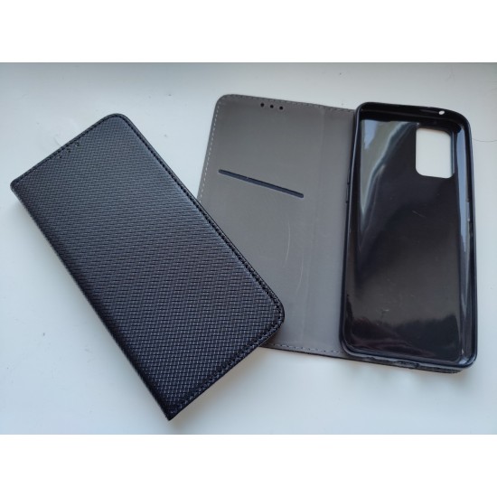 Realme 7 5G dėklas knygutė, juodas