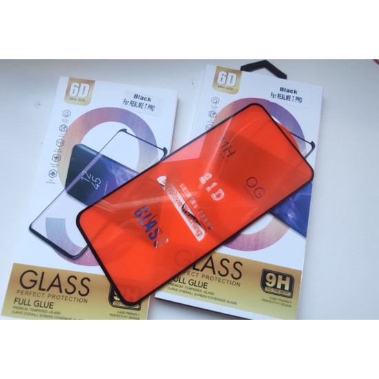 Realme 7 Pro pilnas apsauginis ekrano stiklas