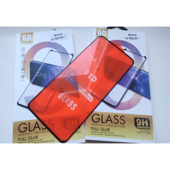 Realme 7 pilnas apsauginis ekrano stiklas