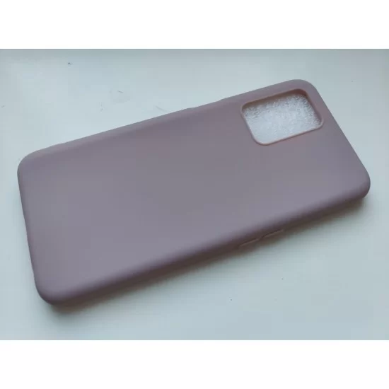 Realme 8 5G silikoninis dėklas, matinis rausvas
