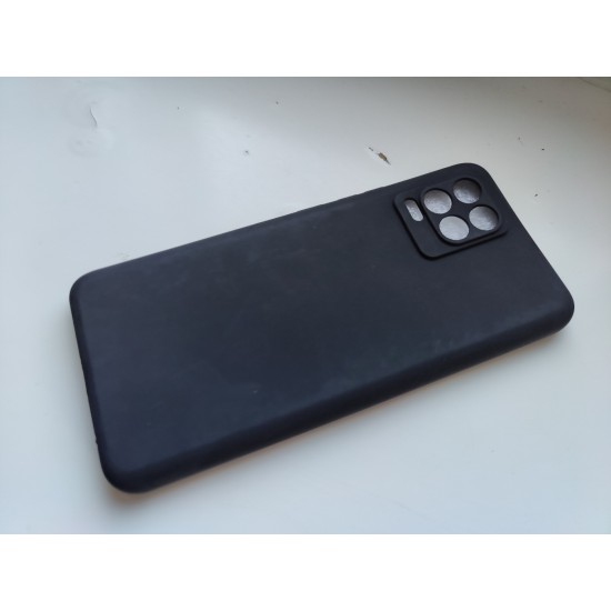 Realme 8 / 8 Pro silikoninis dėklas, matinis juodas