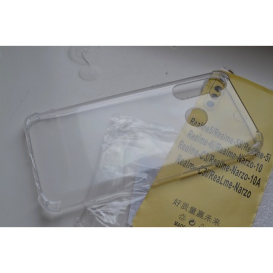 Realme C3 silikoninis bespalvis dėklas Bumper