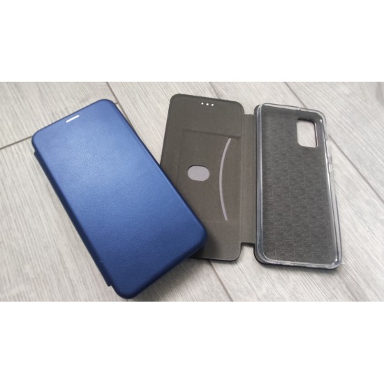Samsung Galaxy A02s dėklas knygutė Diva, mėlynas