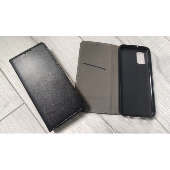 Samsung Galaxy A02s dėklas knygutė Magnetic, juodas