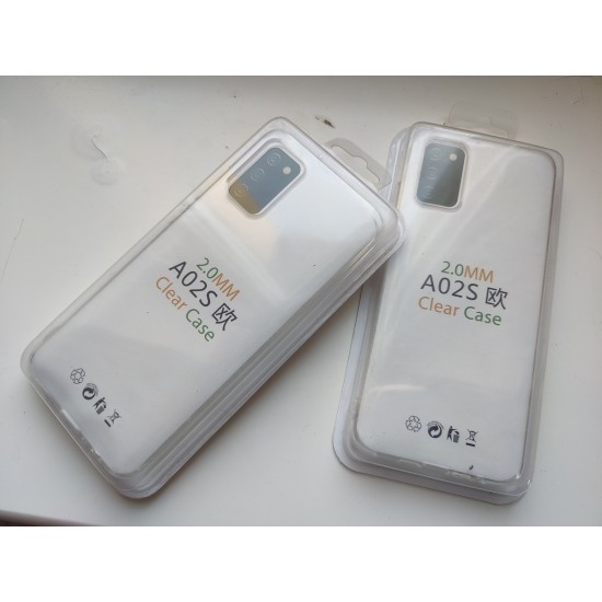 Samsung Galaxy A02s silikoninis bespalvis dėklas 2mm.