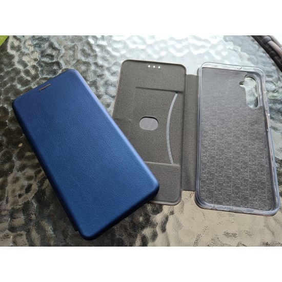 Samsung Galaxy A05s dėklas knygutė Elegance, mėlynas