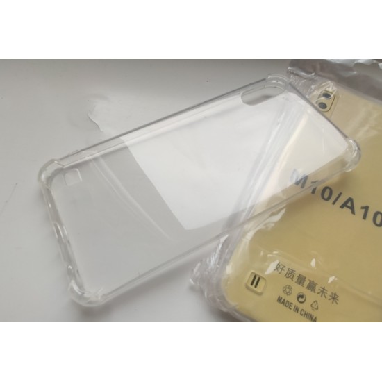 Samsung Galaxy A10 silikoninis dėklas sustiprintas kampais
