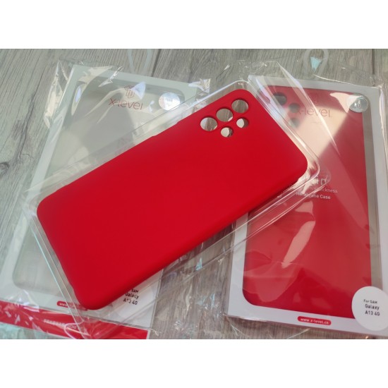 Samsung Galaxy A13 4G dėklas nugarėlė X-Level, raudonas