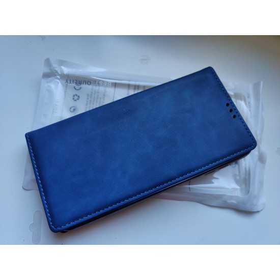 Samsung Galaxy A51 dėklas knygutė Business, mėlynas