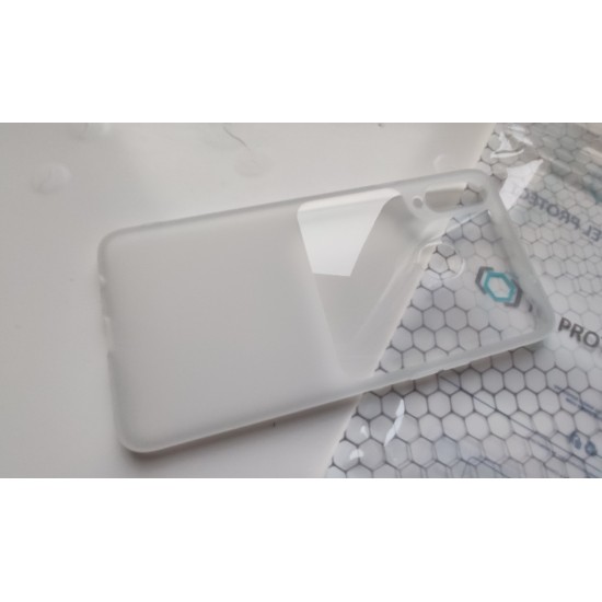 Samsung Galaxy A20s silikoninis dėklas, bespalvis