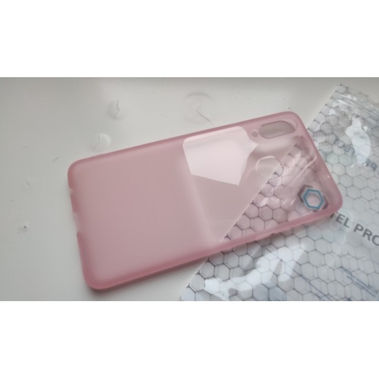 Samsung Galaxy A20s silikoninis dėklas, rausvas