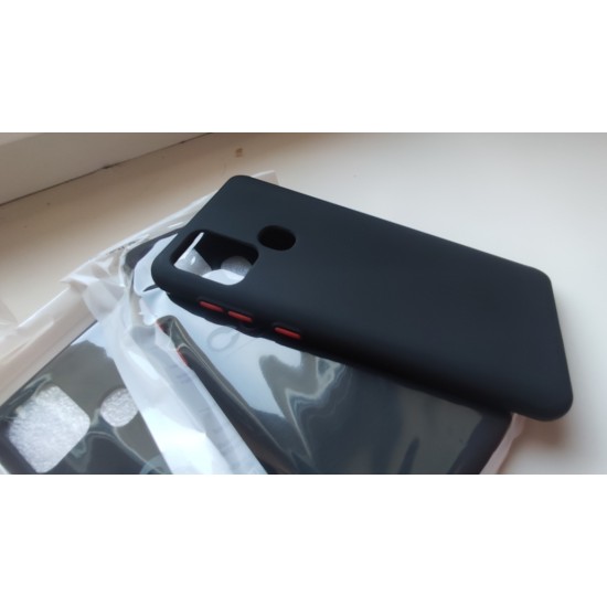 Samsung Galaxy A21s dėklas Crazy Colors, juodas