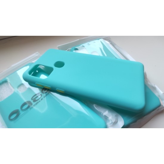 Samsung Galaxy A21s dėklas Crazy Colors, mėtinis
