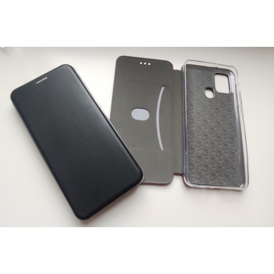 Samsung Galaxy A21s dėklas knygutė Diva, juodas