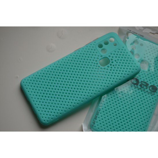 Samsung Galaxy A21s silikoninis dėklas Breath, mėtinis
