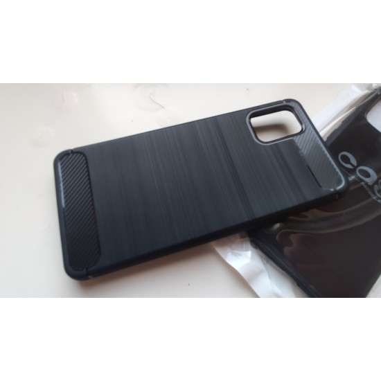 Samsung Galaxy A31 silikoninis dėklas Carbon, juodas